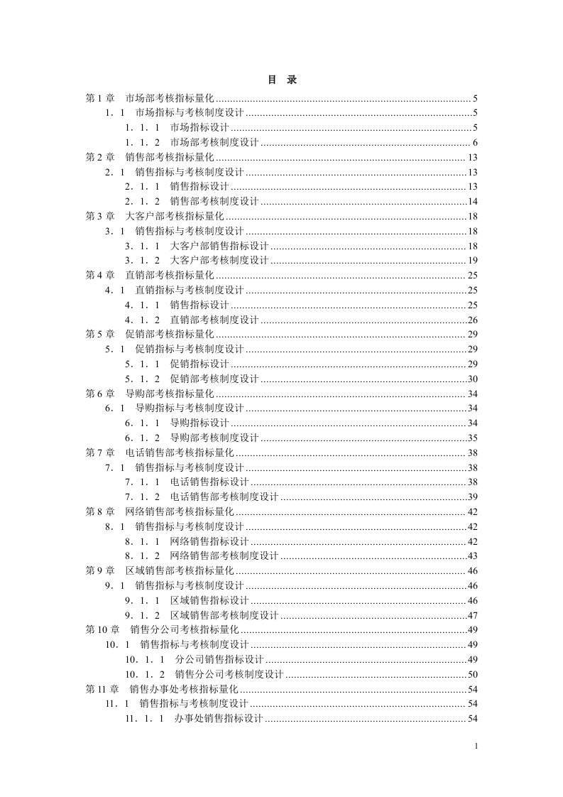 【规章制度】销售人员绩效考核制度方案设计大全