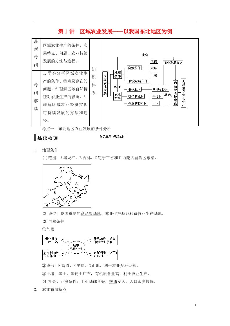 高考地理一轮复习（基础梳理