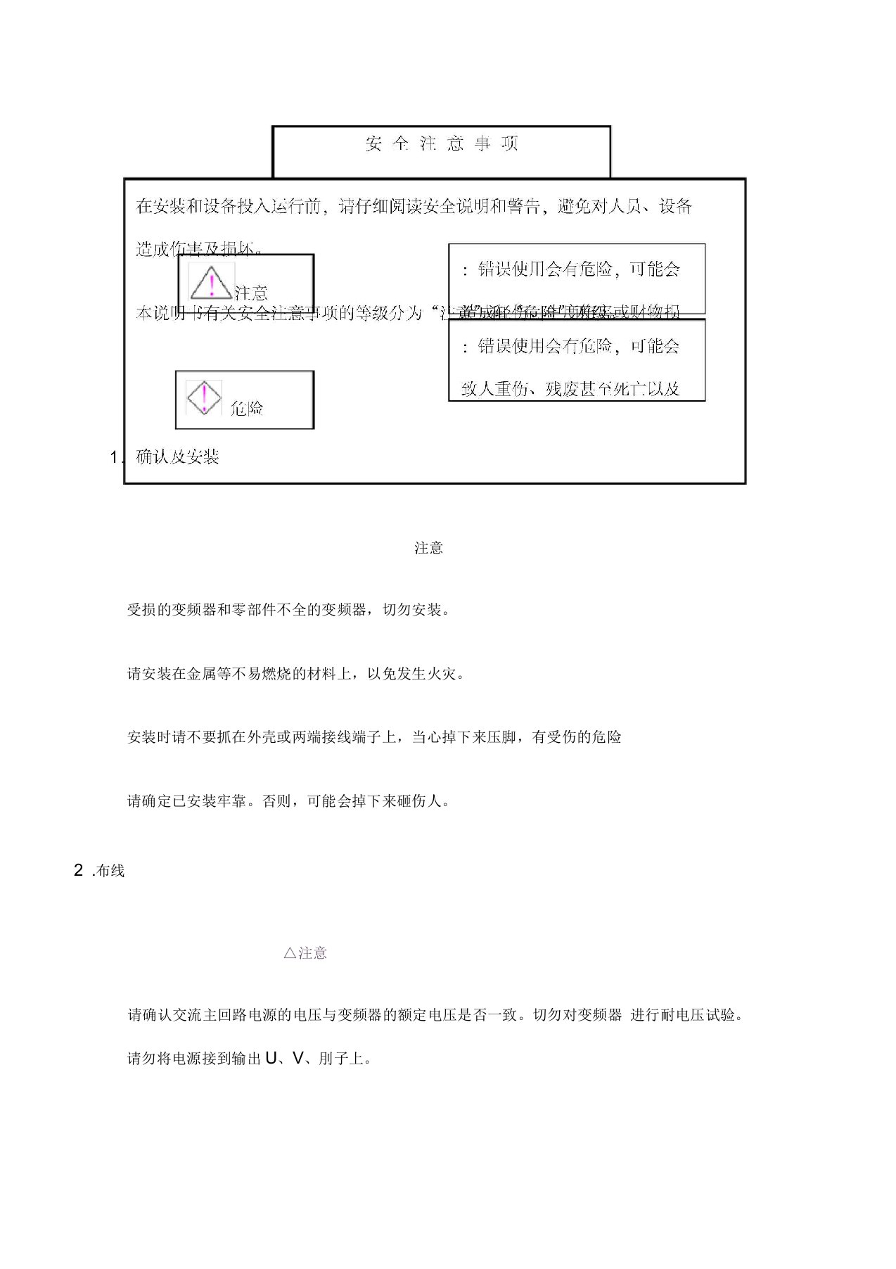 安利索门机说明书