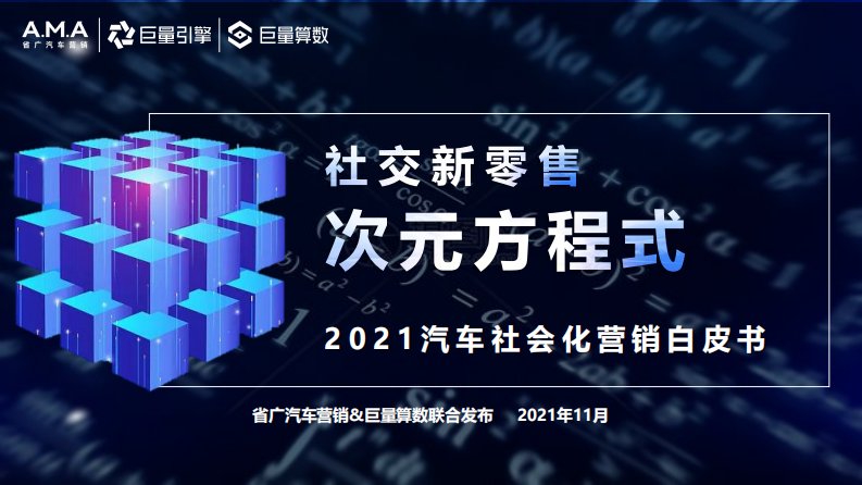 巨量算数-2021汽车社会化营销白皮书-20211119