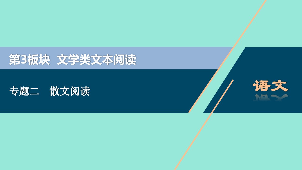 浙江省高考语文大二轮复习