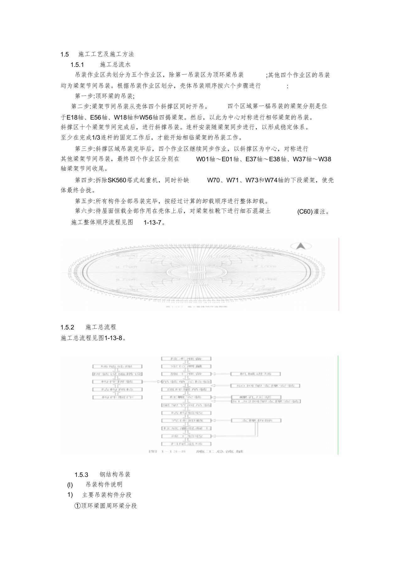 钢结构吊装施工工艺及方法(配图)word