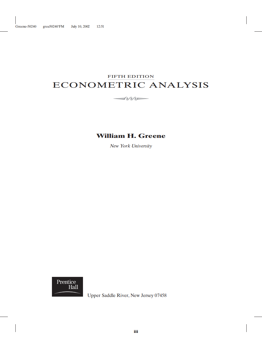 Econometric_Analysis-Greene