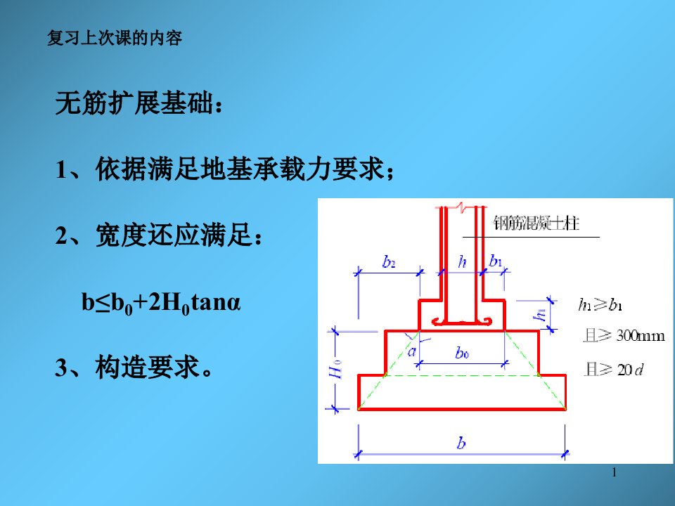 基础工程-浅基础结构设计