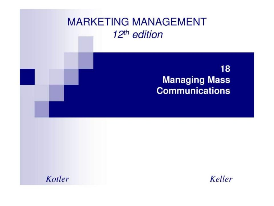 营销管理科特勒第十二版第18章英文PPT.ppt