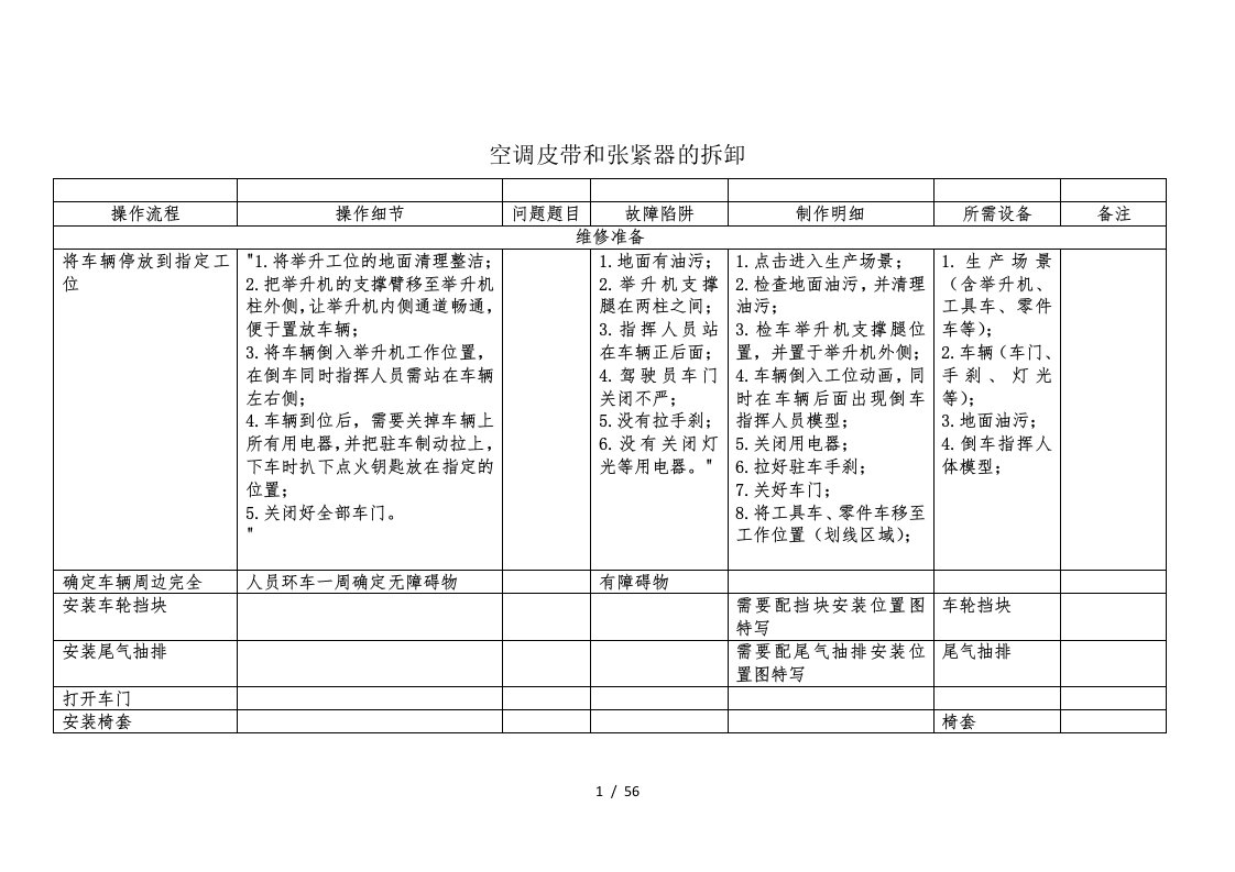 新捷达空调系统拆卸流程