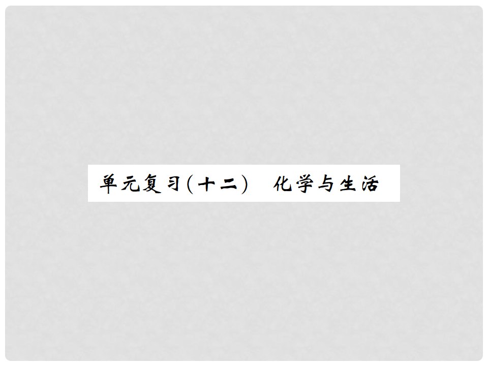 河南省九年级化学下册