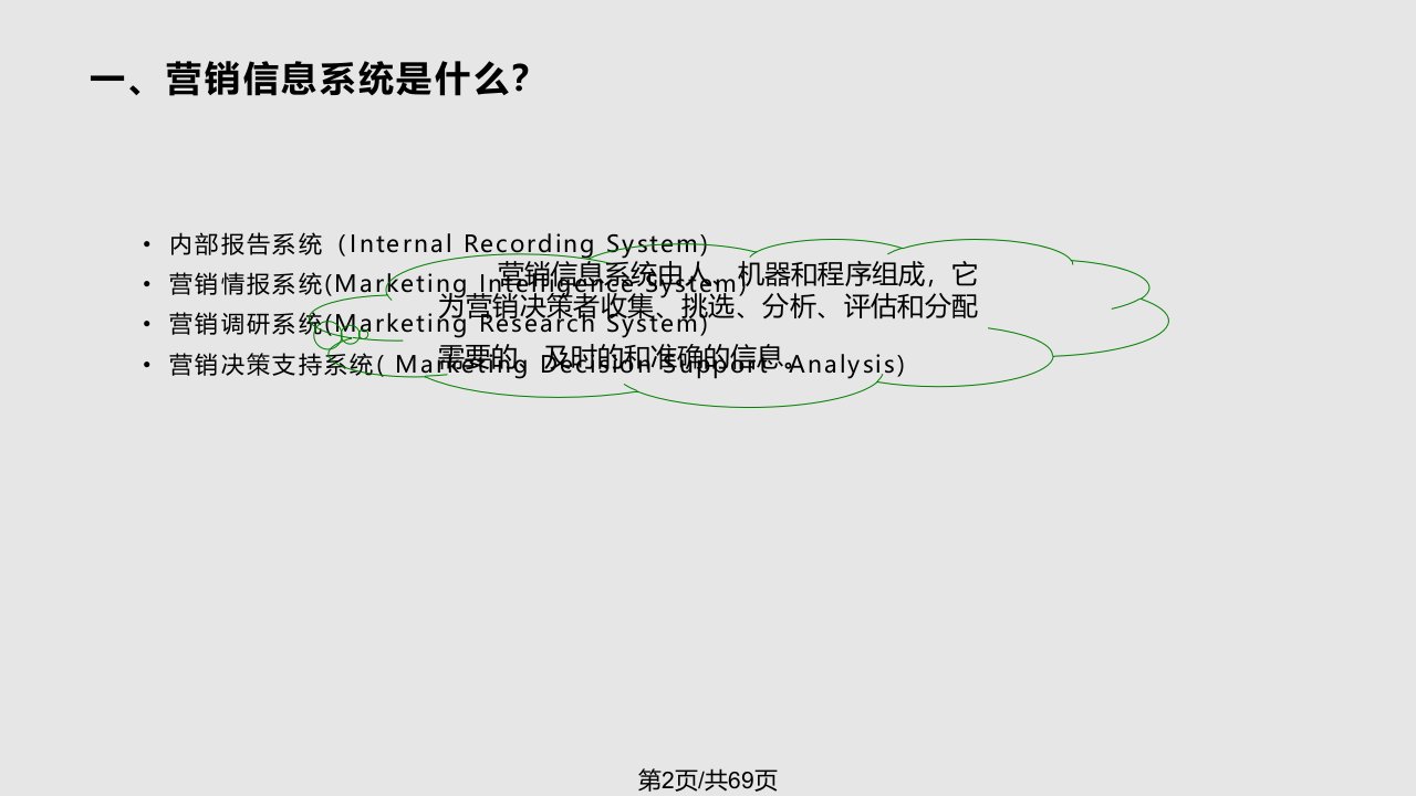 营销学管理营销信息和衡量市场需求