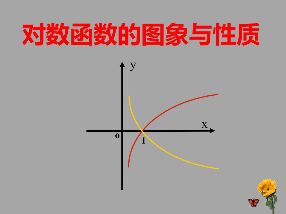 高一数学必修一对数函数图像与性质教学ppt课件