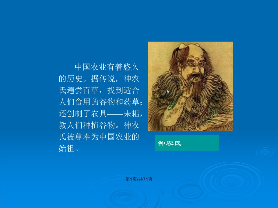 人教必修二发达的古代农业