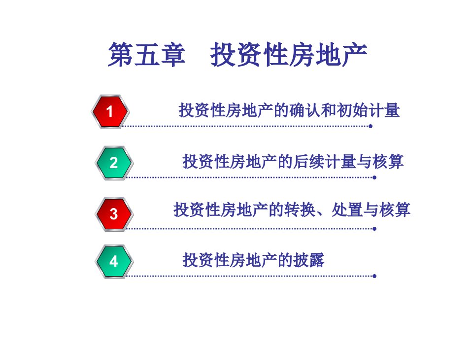 财务会计第六章投资性房地产