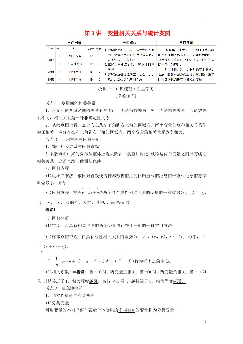 高考数学一轮复习