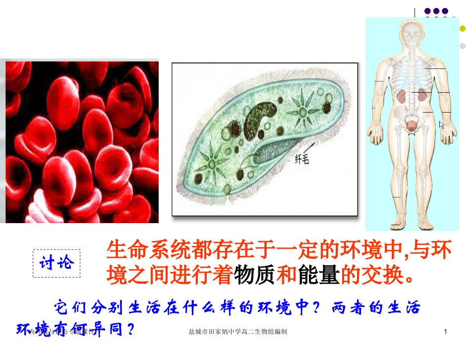 必修三专题复习内环境与稳态ppt课件