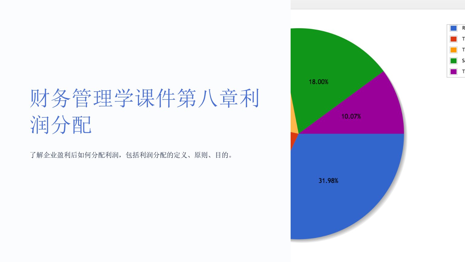 财务管理学课件第八章利润分配