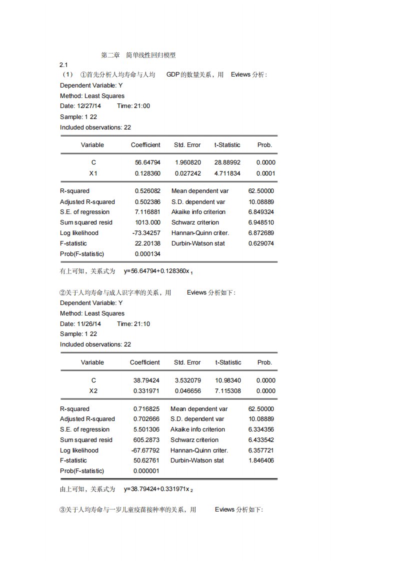 计量经济学庞皓第三版课后答案