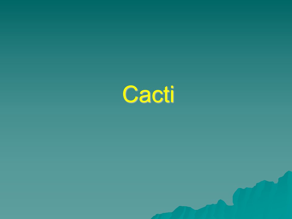 cacti介绍