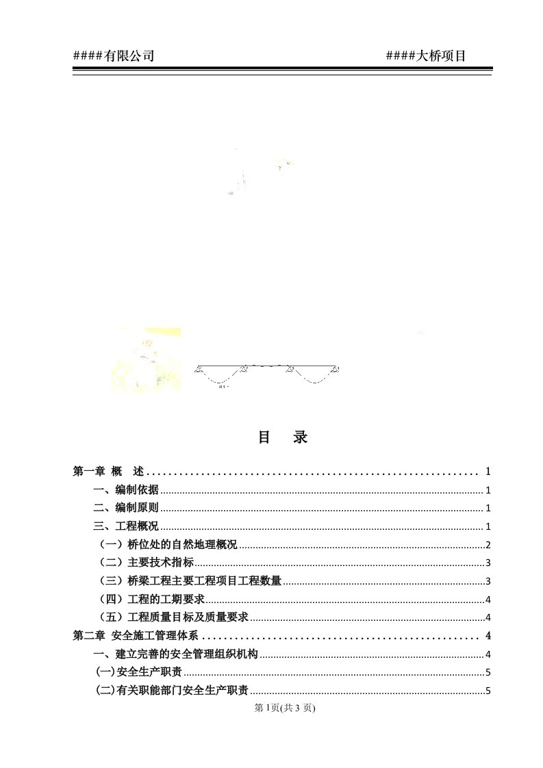 某大桥工程安全专项方案