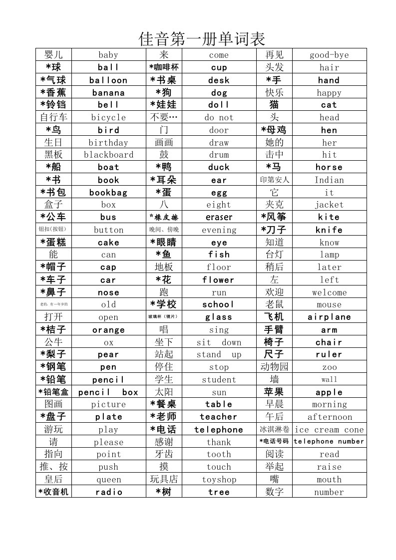 佳音单词18册