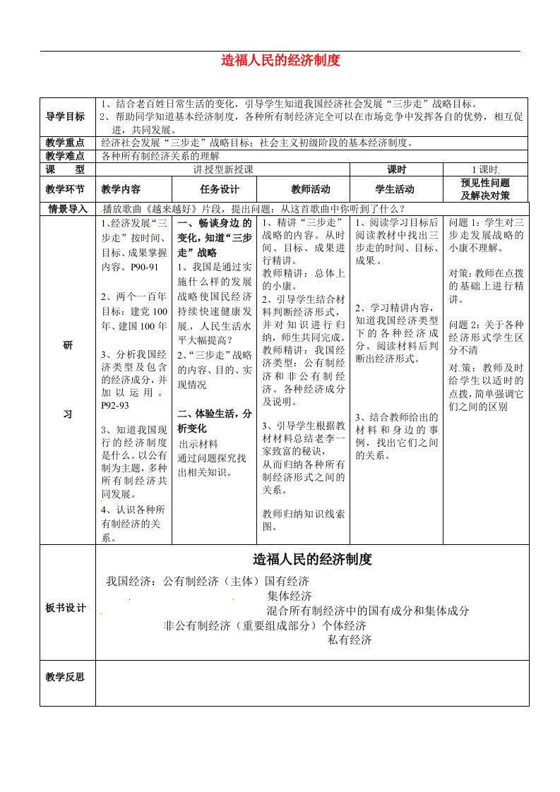 吉林省通化市外国语学校九年级政治全册