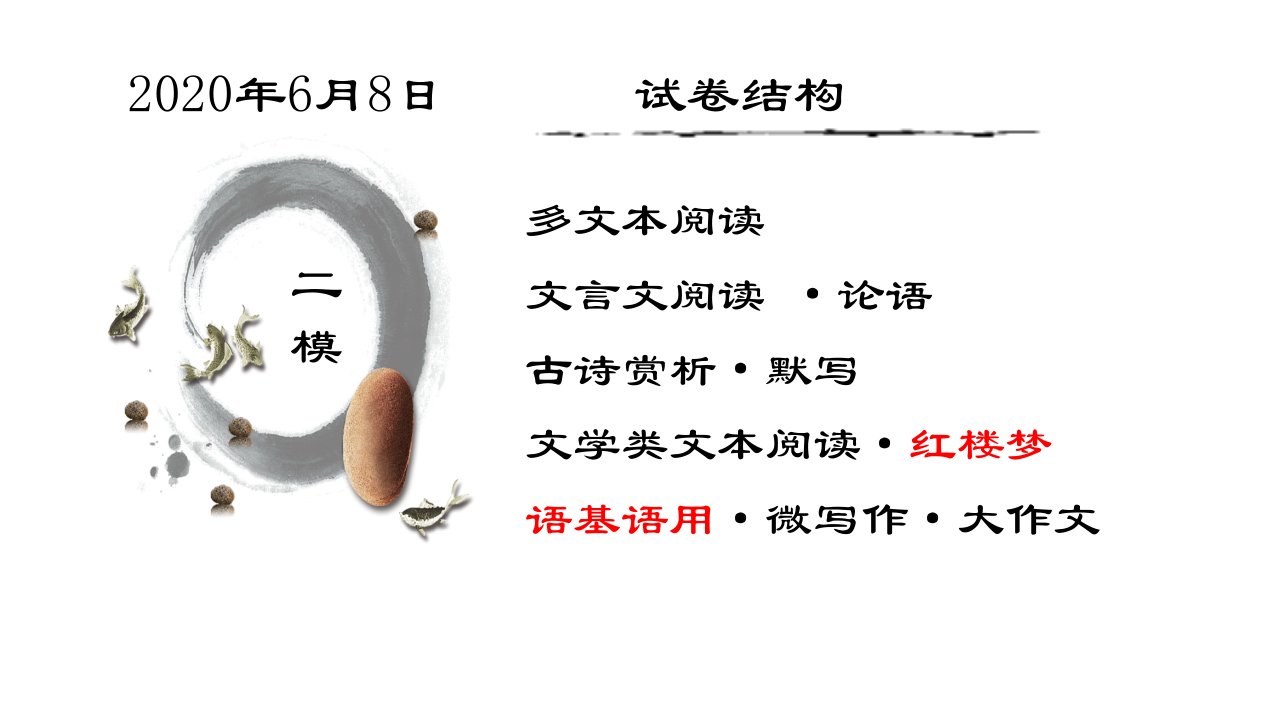 西城二模评阅ppt课件