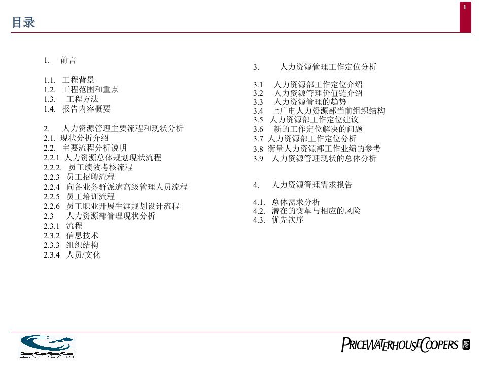 上海广播电视集团人力资源管理现状分析报告