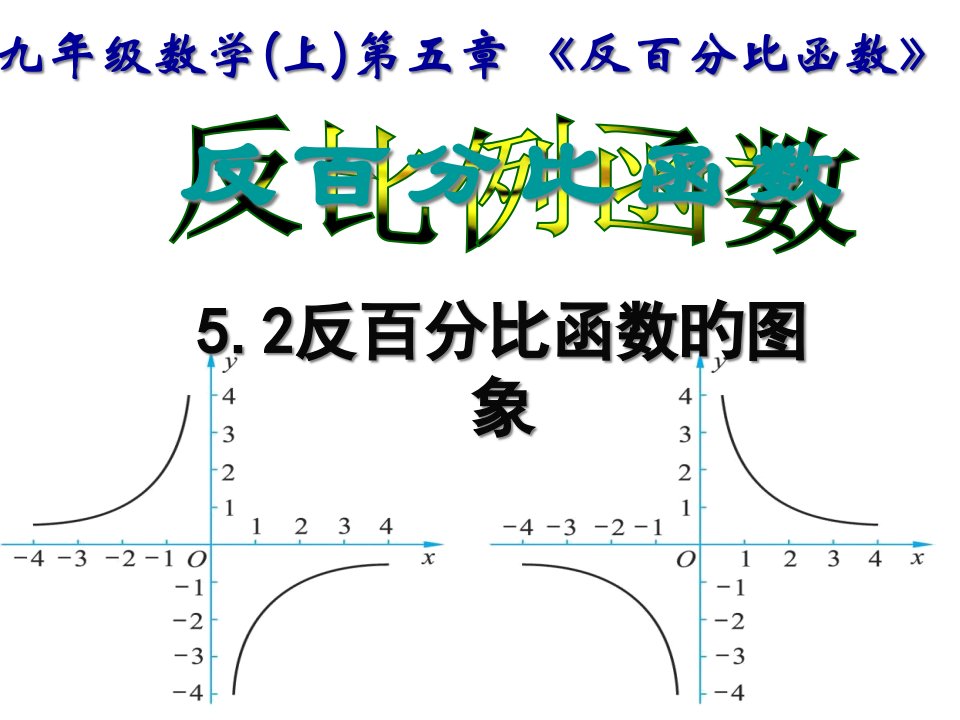 九年级数学反比例函数的图象与性质8省公开课获奖课件市赛课比赛一等奖课件