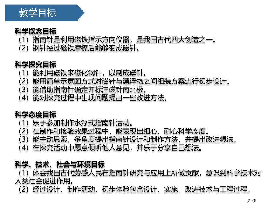 做一个指南针课件市公开课一等奖省优质课获奖课件