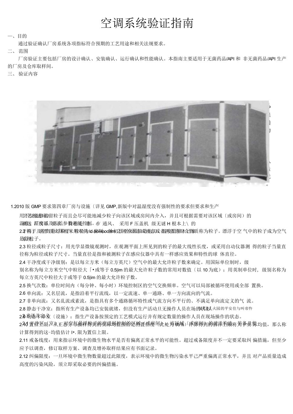 空调系统验证指南