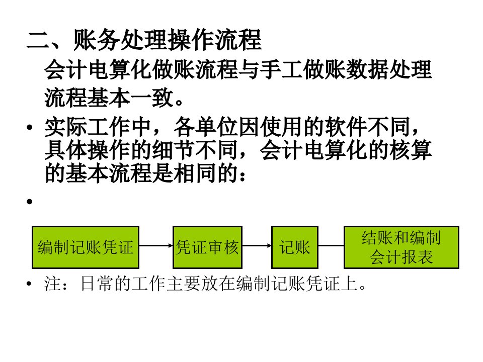 第四章通用账务处理