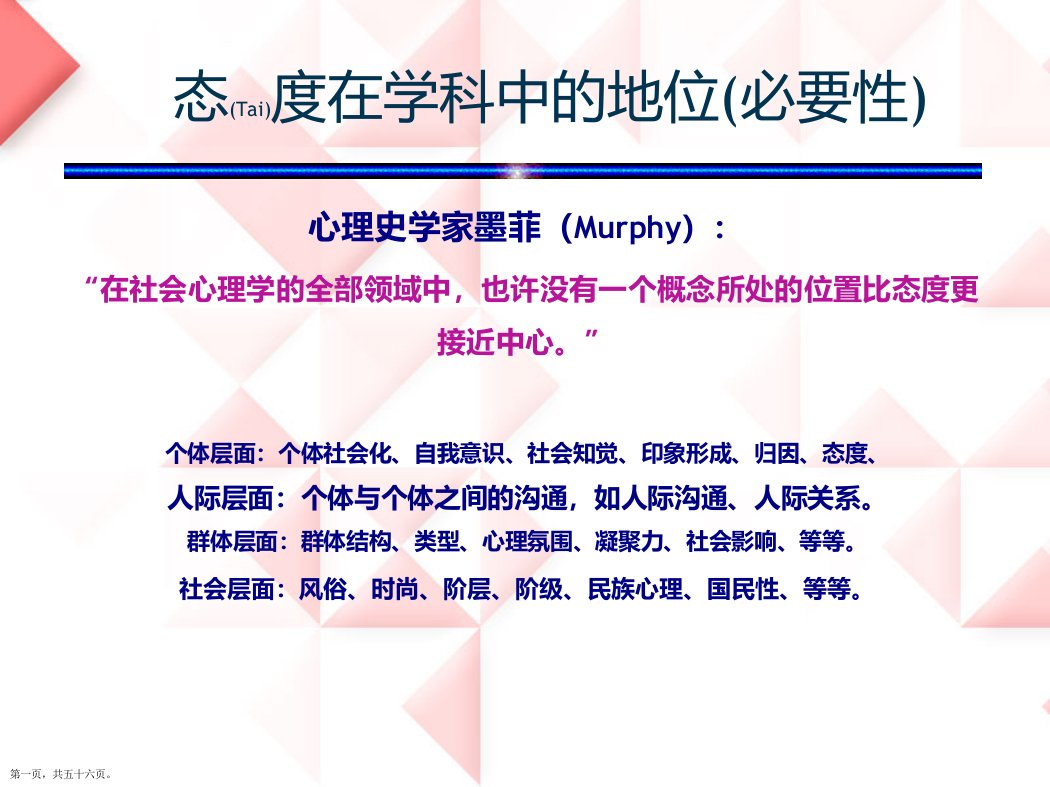 社会心理学章态与偏见