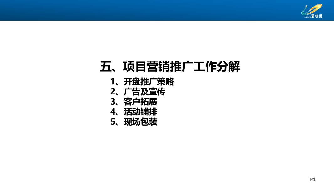 新项目策略提报模板313碧桂园广告铺排ppt课件