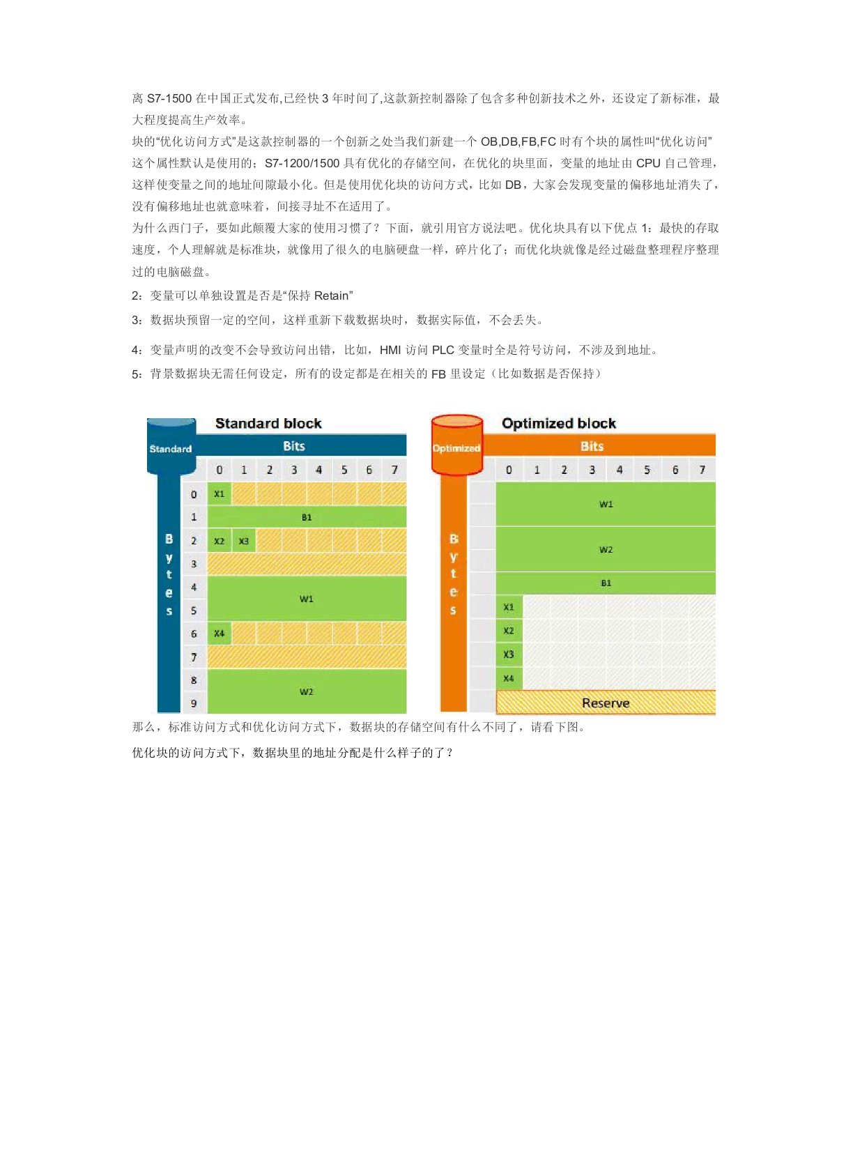 使用块的优化访问方式(西门子博途)