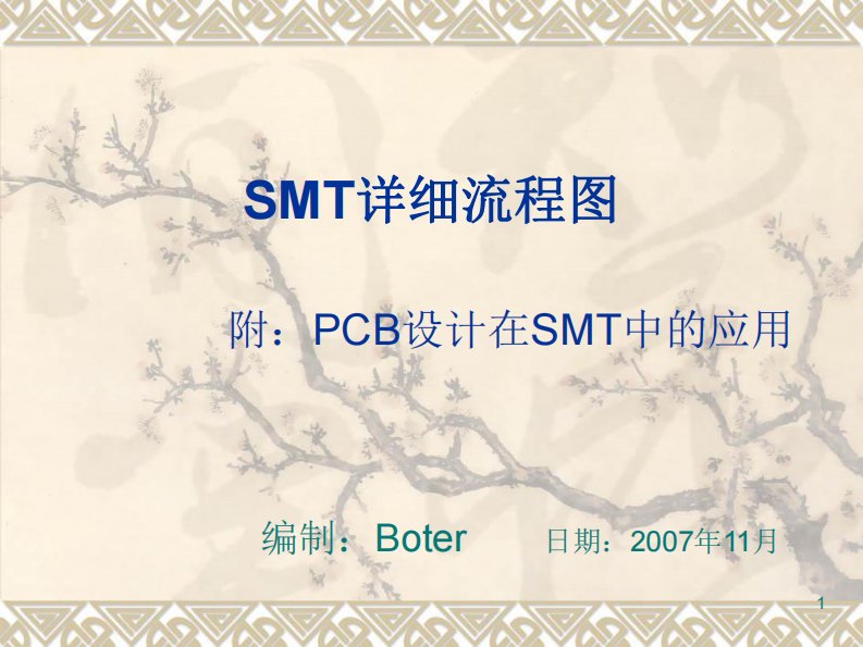 smt工艺制程详细流程图