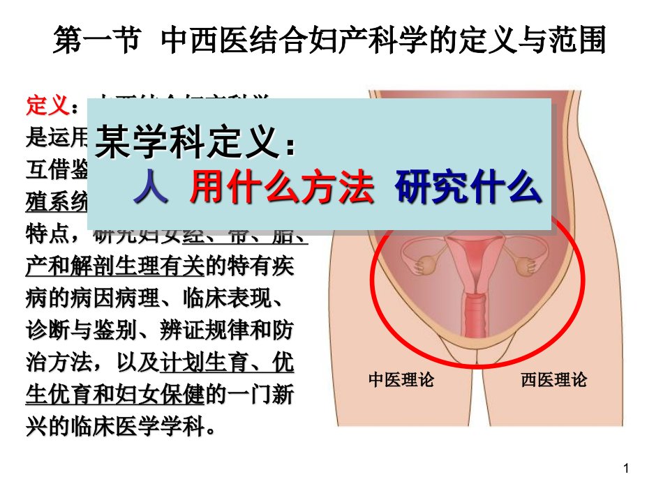 中西医结合妇产科学