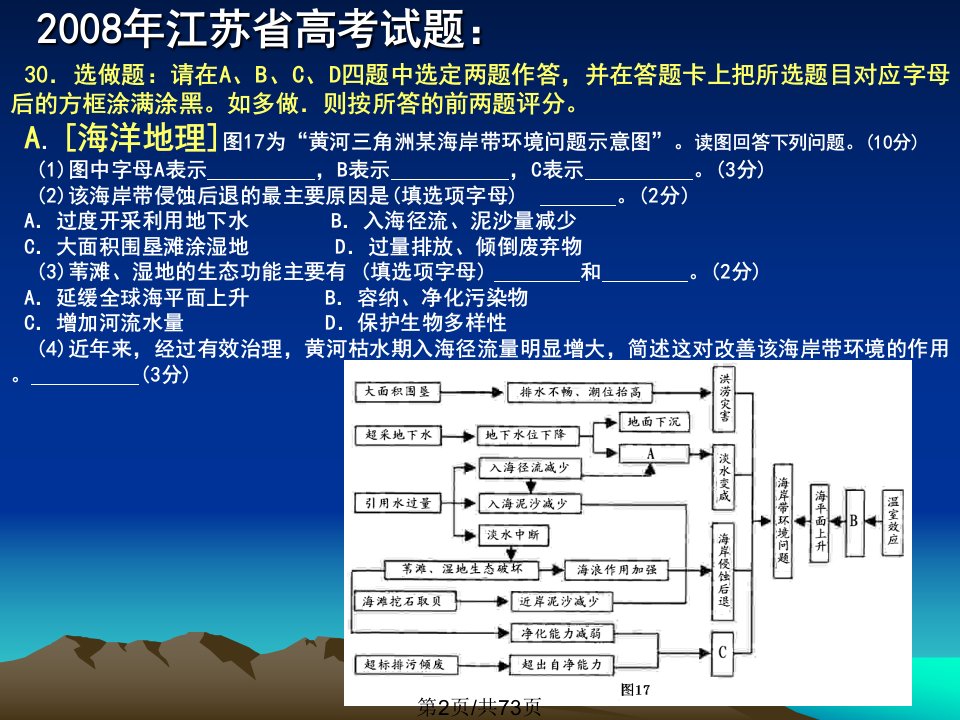 海洋地理环境保护自然灾害与防治教学实践与建议