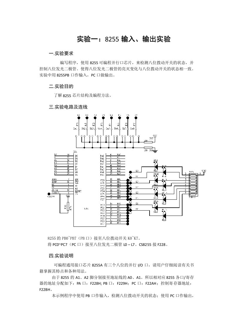 单片机实验报告