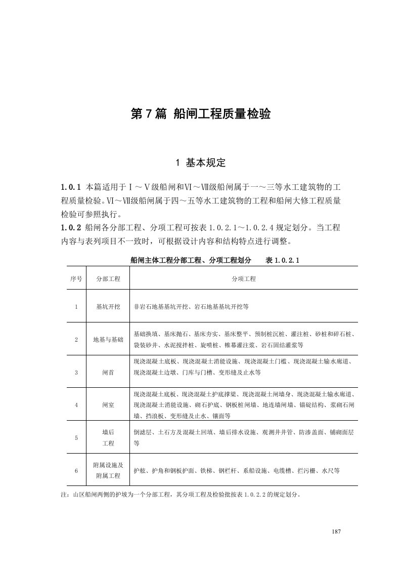 第7篇_船闸工程质量检验