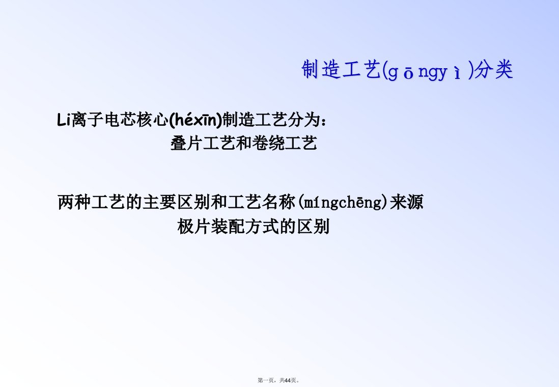 叠片工艺的主要工艺流程介绍(PPT