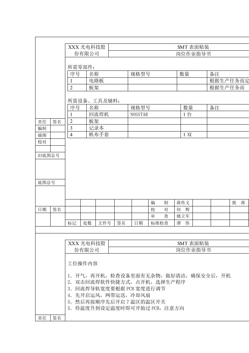 SMT岗位作业指导书大全7