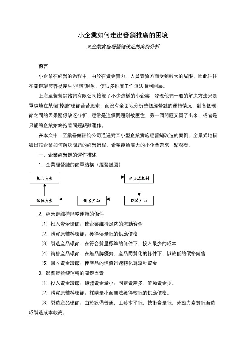 推荐-小企业如何走出营销推广的困境