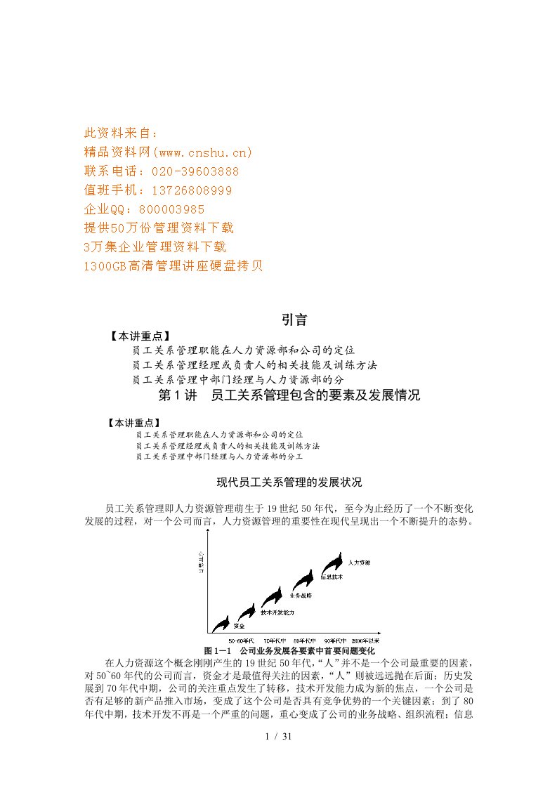 员工关系管理的相关职能