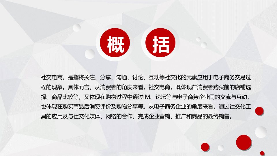 社交电商案例分析PPT讲座