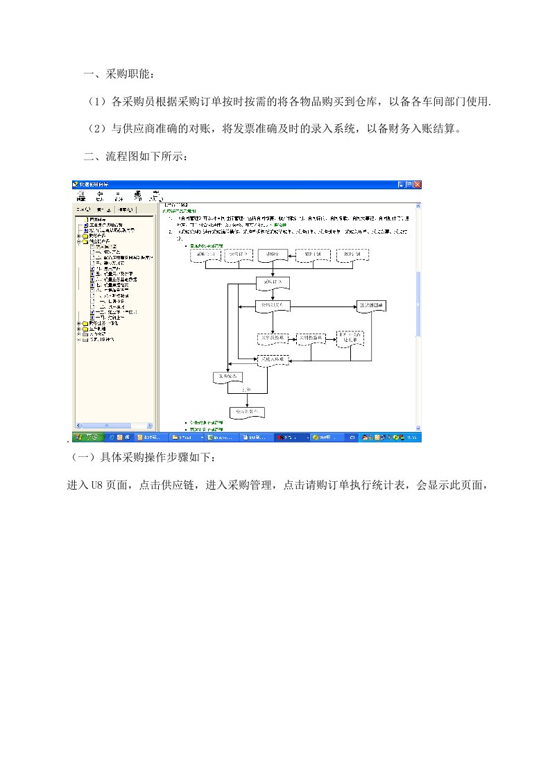 ERP采购操作流程