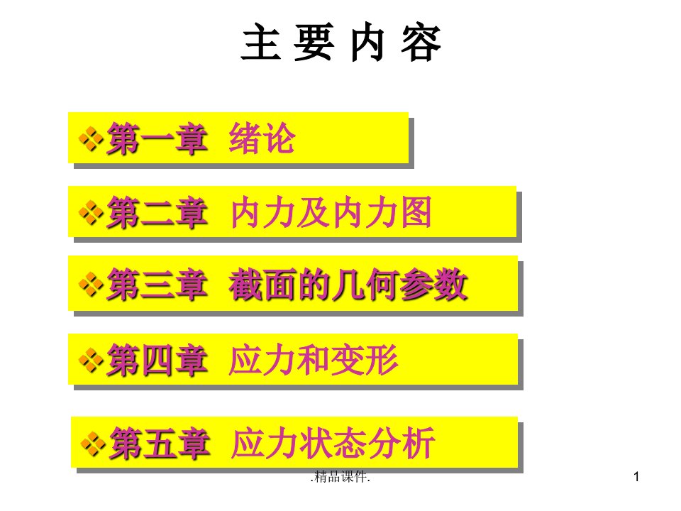 材料力学课件PPT说课