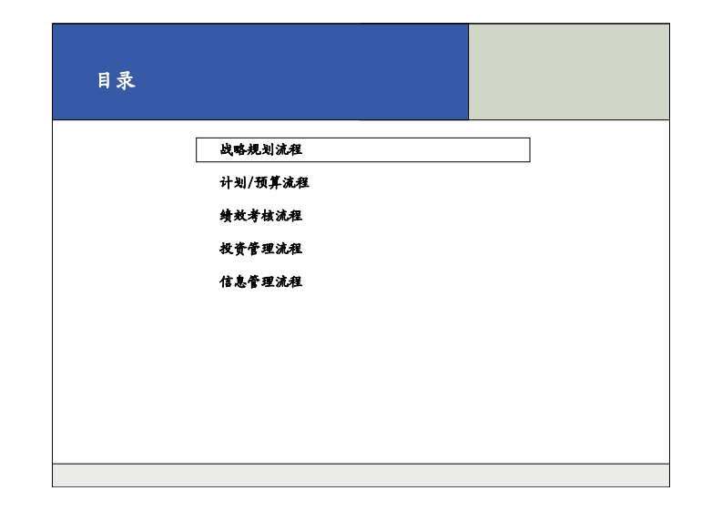 集团战略规划流程