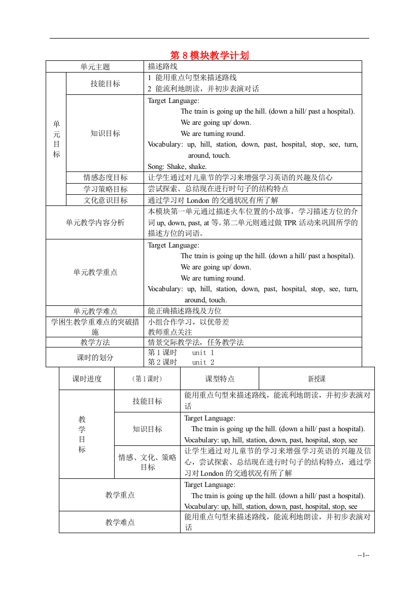 二年级英语下册