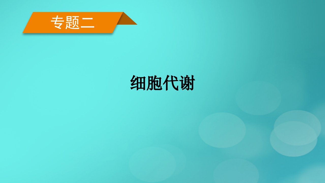 新高考适用2023版高考生物二轮总复习专题2细胞代谢第1讲酶与ATP课件