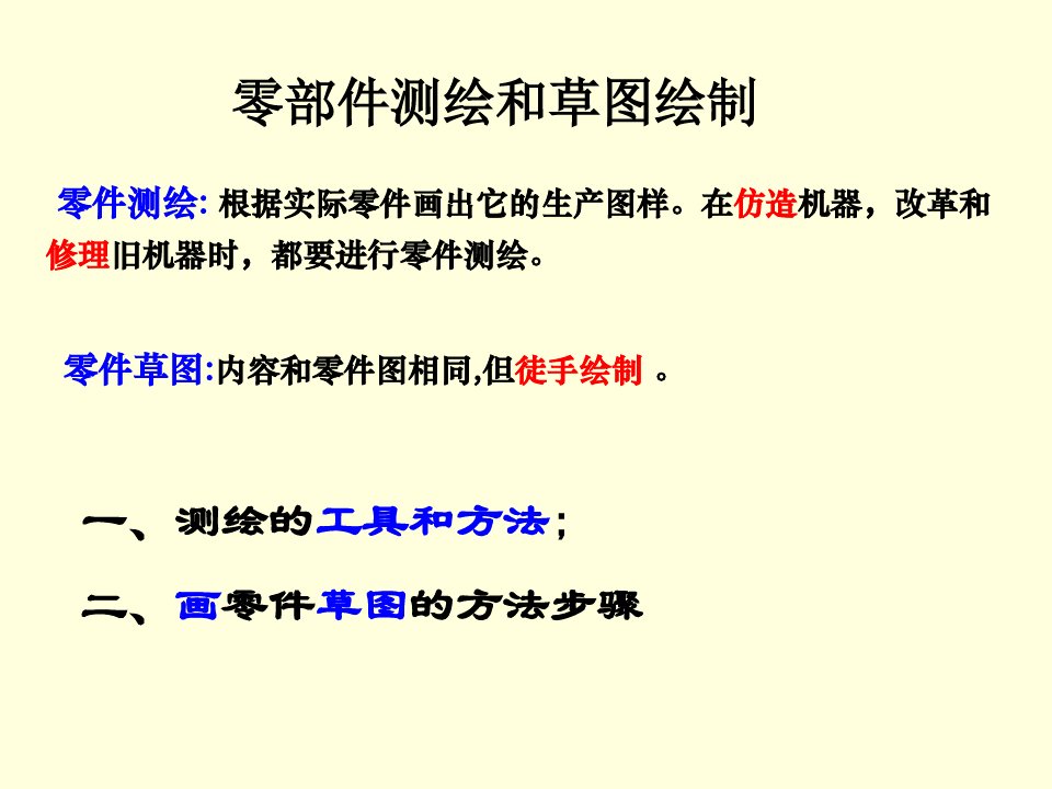 机械制图-零件图的测绘及草图绘制