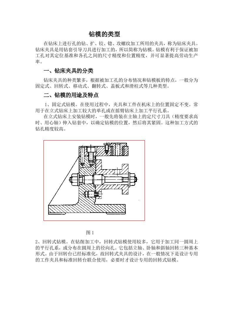 钻模的类型