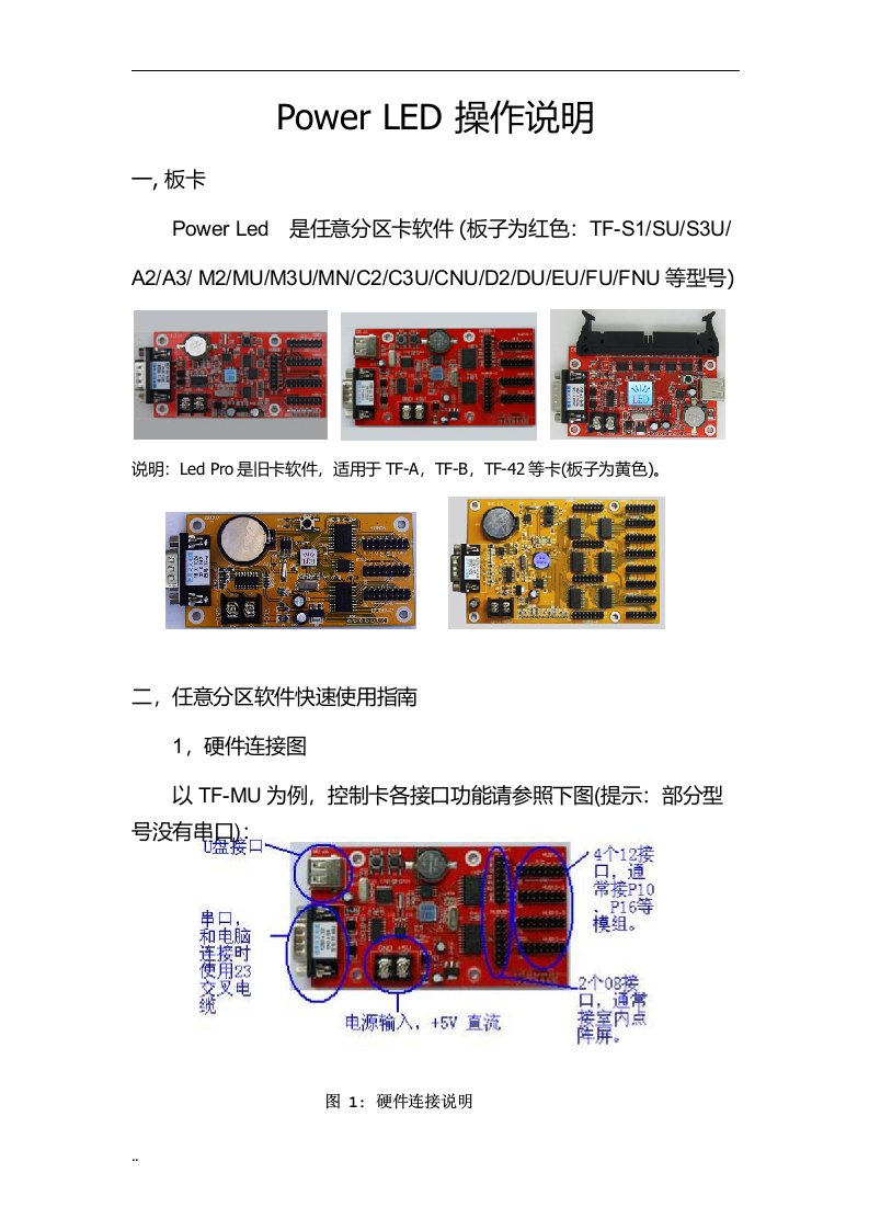 PowerLED操作说明